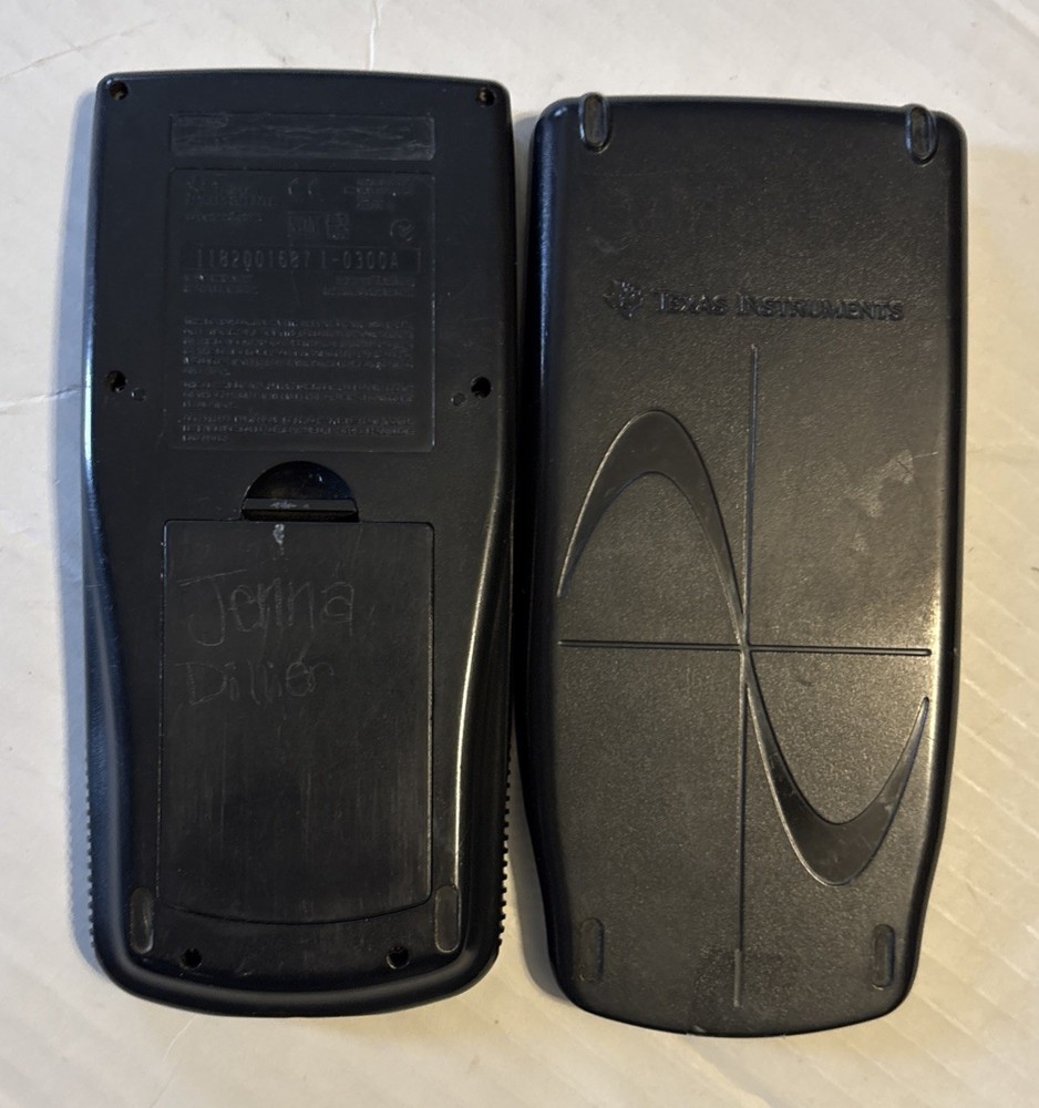 Texas Instruments TI-83 Plus Graphing Calculator Black Cover Tested Working