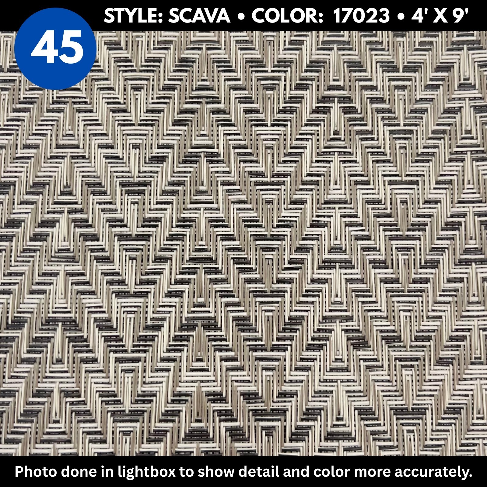 Woven Vinyl Flooring | Samples - 4.5" X 4.5" - Samples 25 - 46