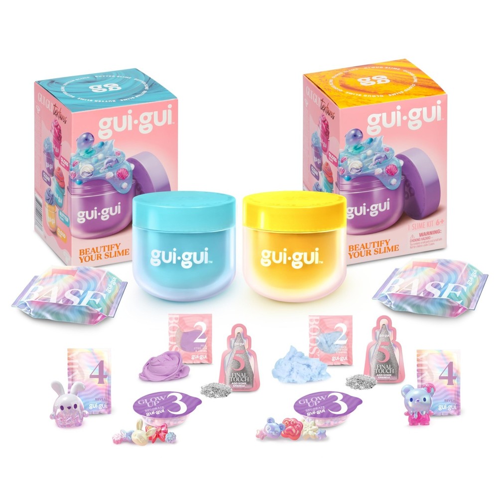 Scented Slime Kit 2-Pack Bundle - Butter & Cloud, DIY Customization, ASMR Fun