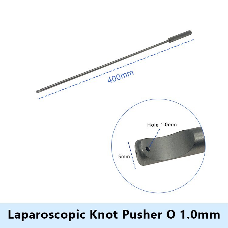 Laparoscopic Knot Pusher Open Close tip Laparoscopy Surgery Instruments