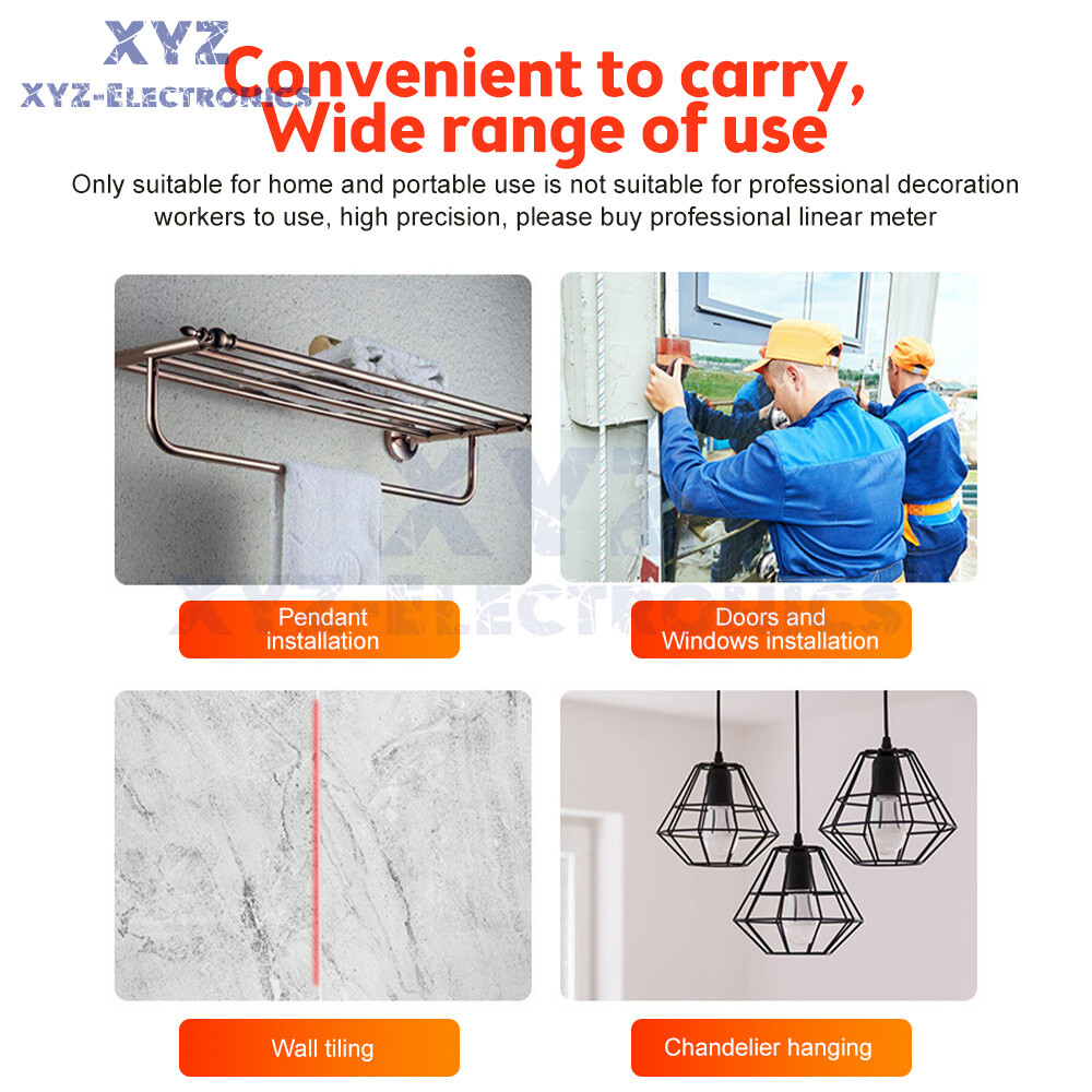 Mini Laser Level Vertical Horizontal Laser Line Projection Measuring Tools