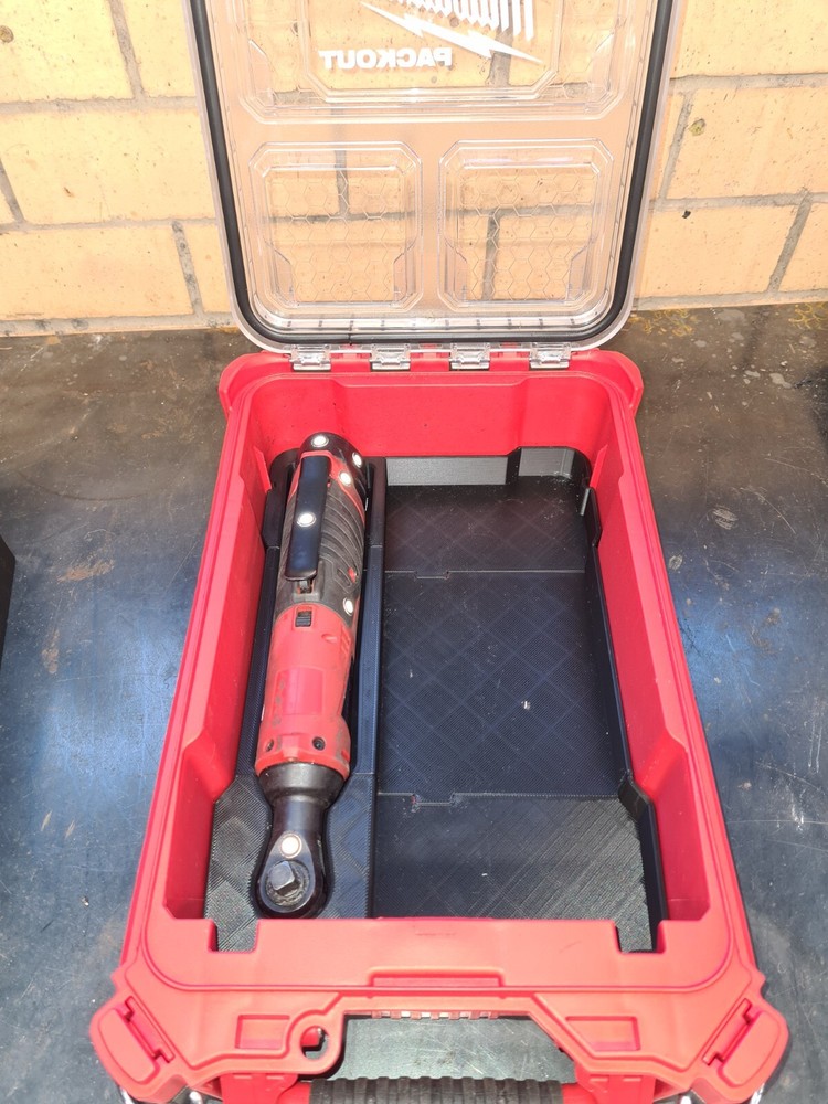 M12 3/8 Ratchet insert for Milwaukee Packout