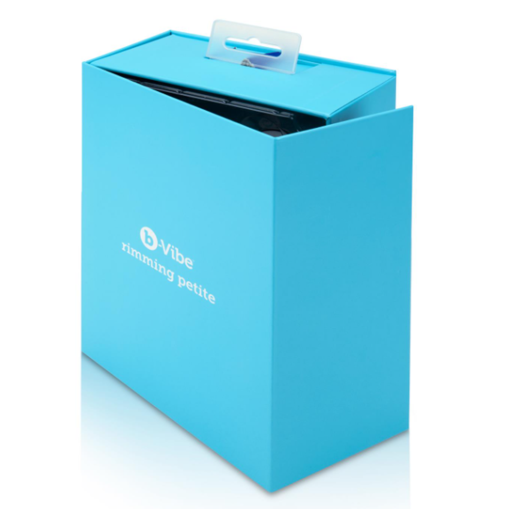 b Vibe Remote Control Rimming Plug Petite Small Vibrating Butt Plug- Black