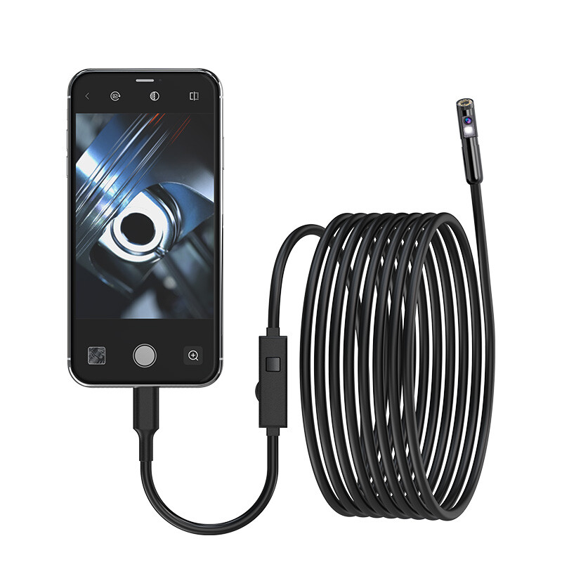 10M Dual Lens Endoscope Borescope Snake Inspection Scope Camera For iOS Android