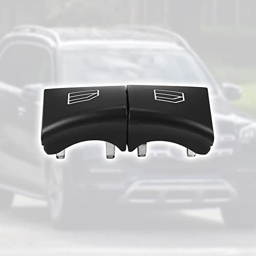 4pcs Driver Window Switch Button Covers Power Window Master Switch Repair