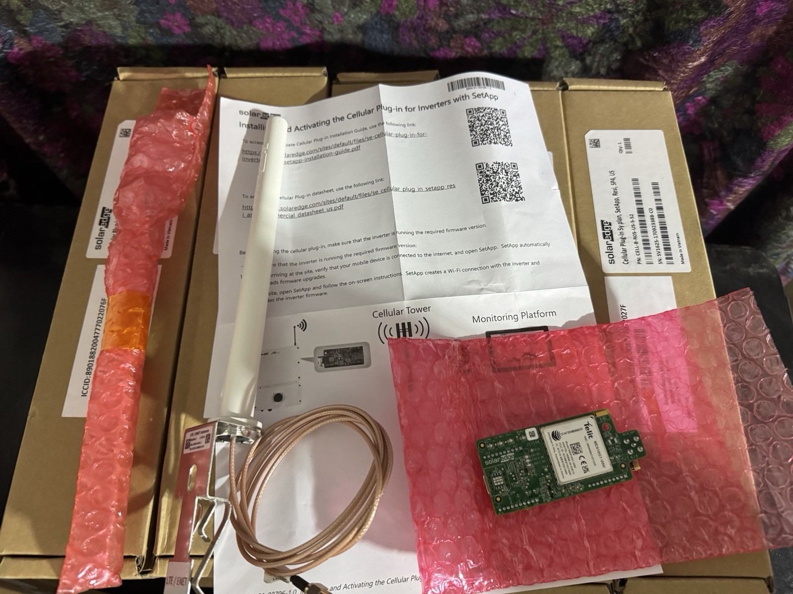 SolarEdge 5 Year Cellular Plug-In Kit