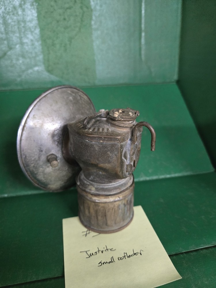 Justrite Carbide Miner's Lamp