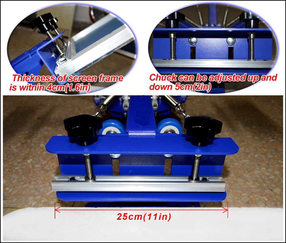 3 Color Screen Printing Materials Package Kit-Machine with Materials Set Sale