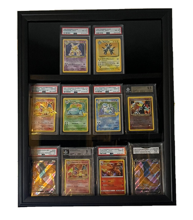 PSA BGS SCG BCCG Graded 12 Card Display Case for Pokemon, baseball, Magic & more