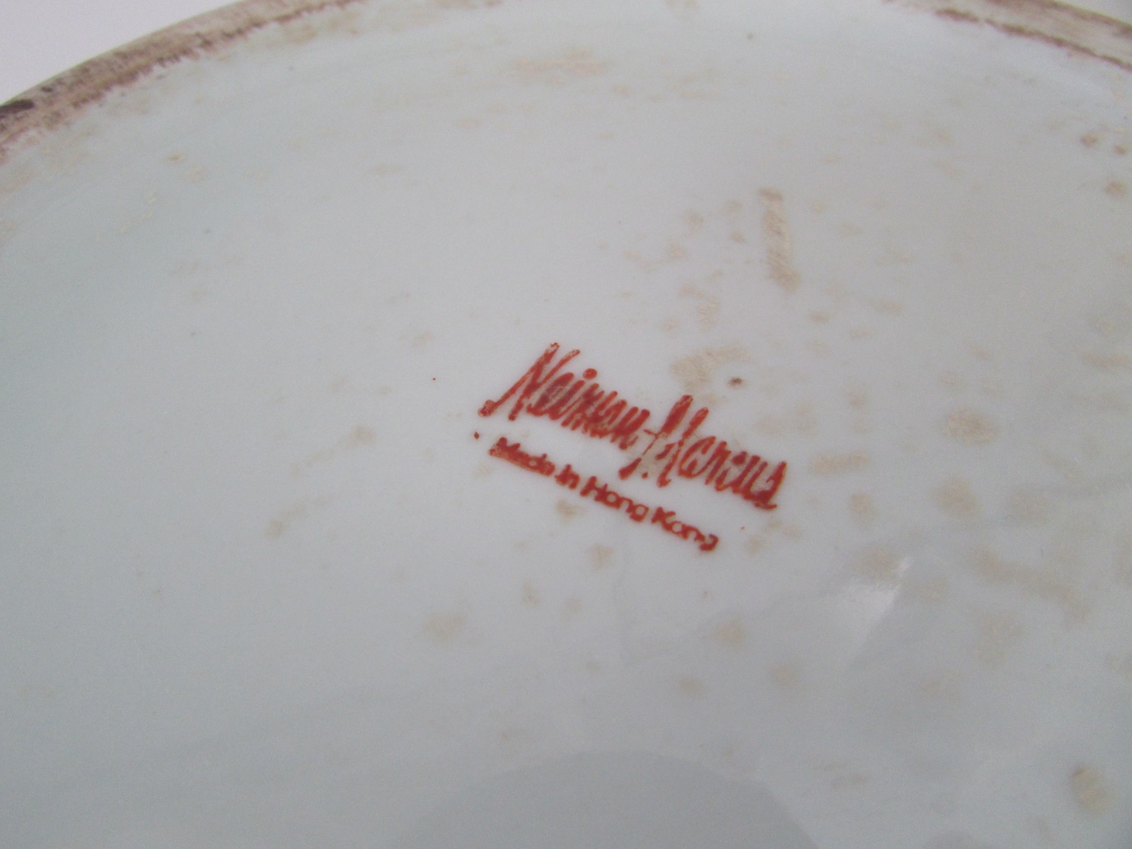 VTG Neiman Marcus Hong Kong Asian Chinoiserie Black Koi Qing Ginger Jar