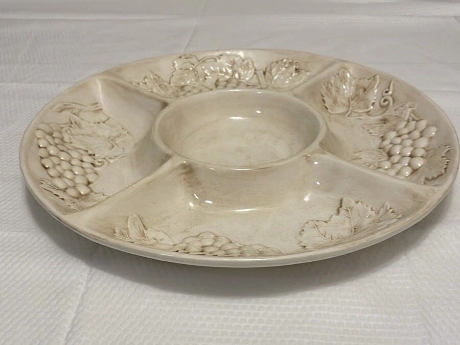 Harry And David Embossed Chip And Dip Platter