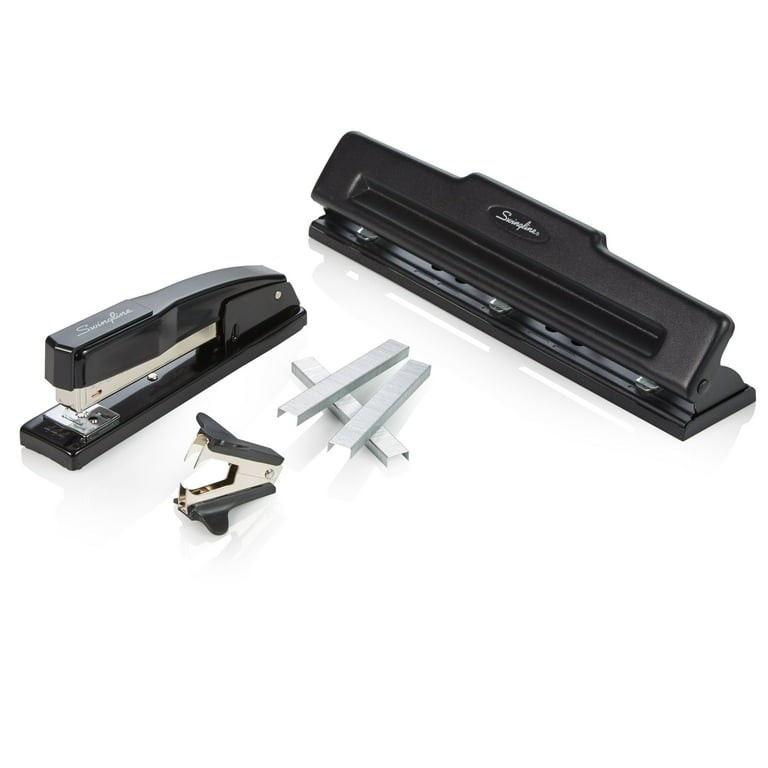 Swingline Desktop Stapler 3-Hole Punch Set