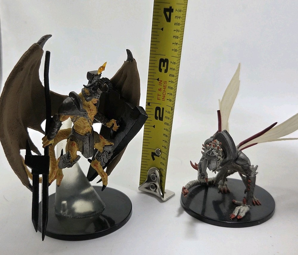 Lot 3 D&D Mini Baldur's Gate Legion Bone Devil, Horned Devil, Barbed Devil 2019
