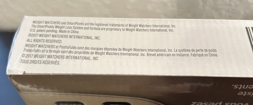 New Weight Watchers SmartPoints Kitchen Food Scale Digital Scale Zeroing Sealed