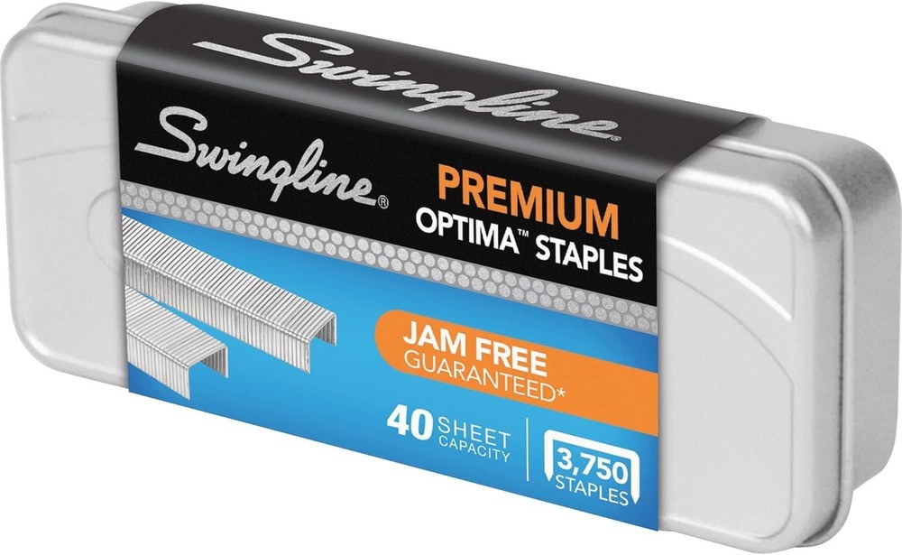 Swingline Optima Staples 1/4", 3750 Count