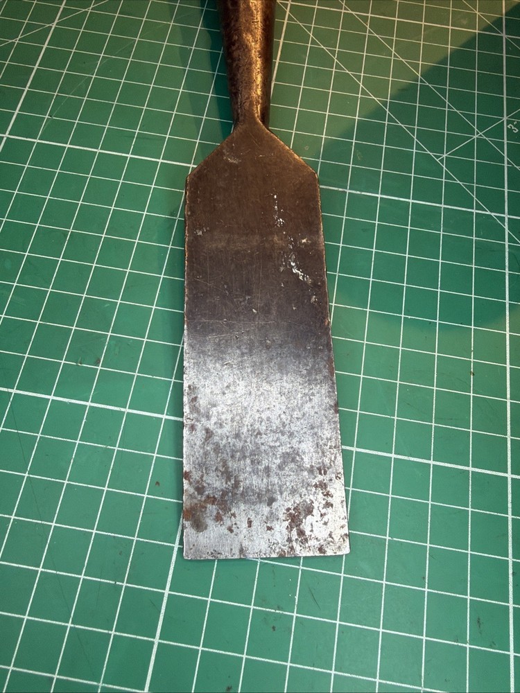 Vintage Timber Framing Wood Chisel Slick ~ 2" ~w/ Original Handle