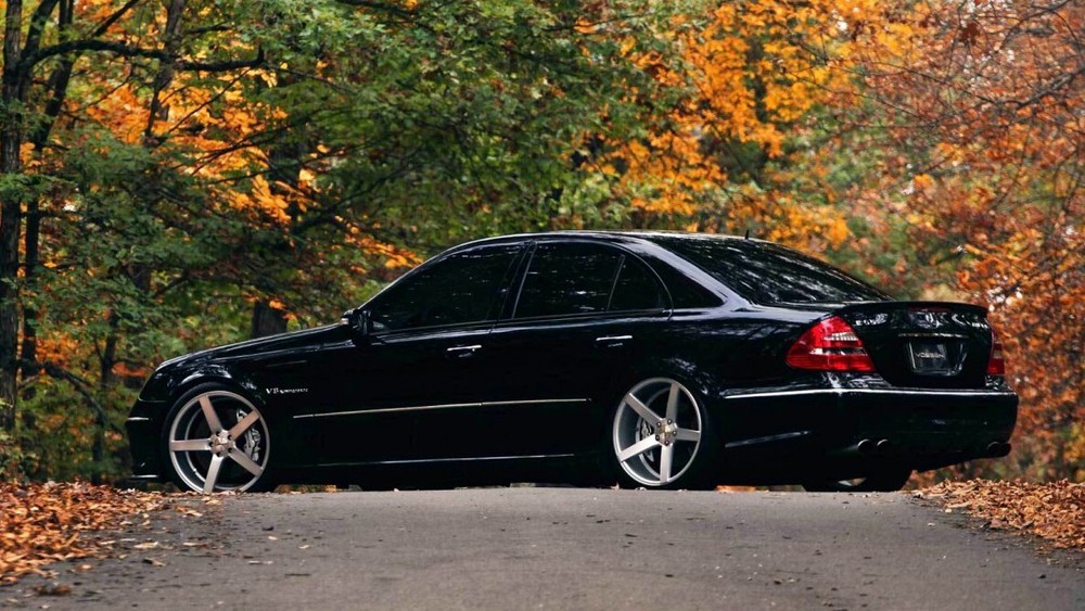 MERCEDES E55 LOWERING LINKS E500 E63 W211 - (PREMIUM FULLY ADJUSTABLE) MODULE