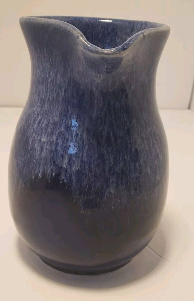 Mud Man Blue 6" Ceramic Pitcher