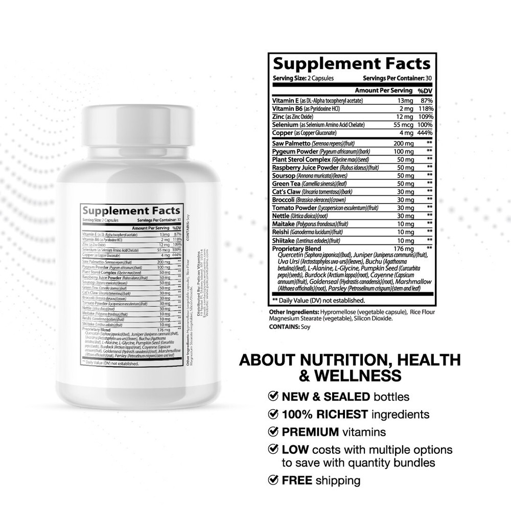 Prosta Shield Plus - Prostate Support- 60 Capsules