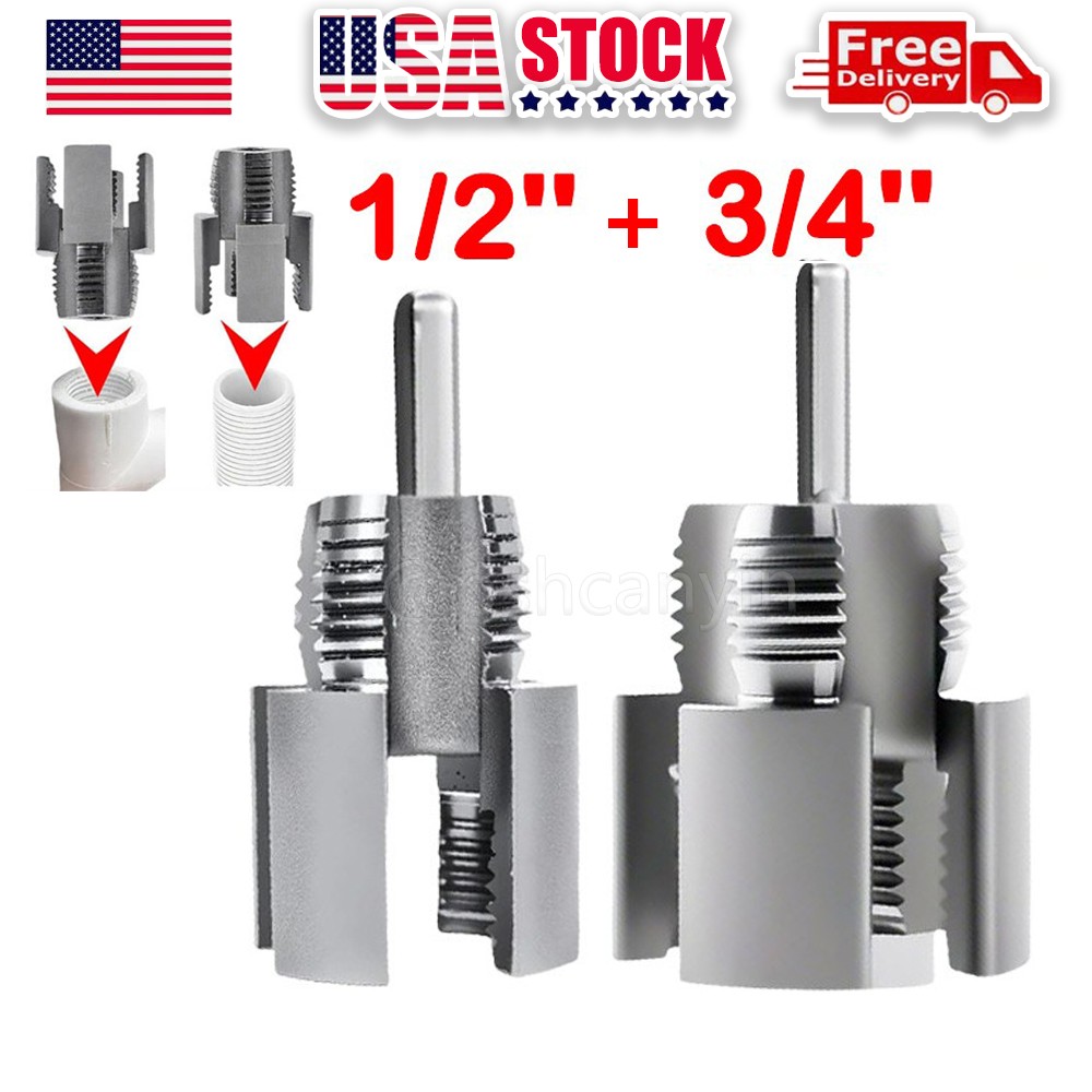 Integrated Internal & External Pipe Threading-Tool PVC Pipe Threader Cutting Kit