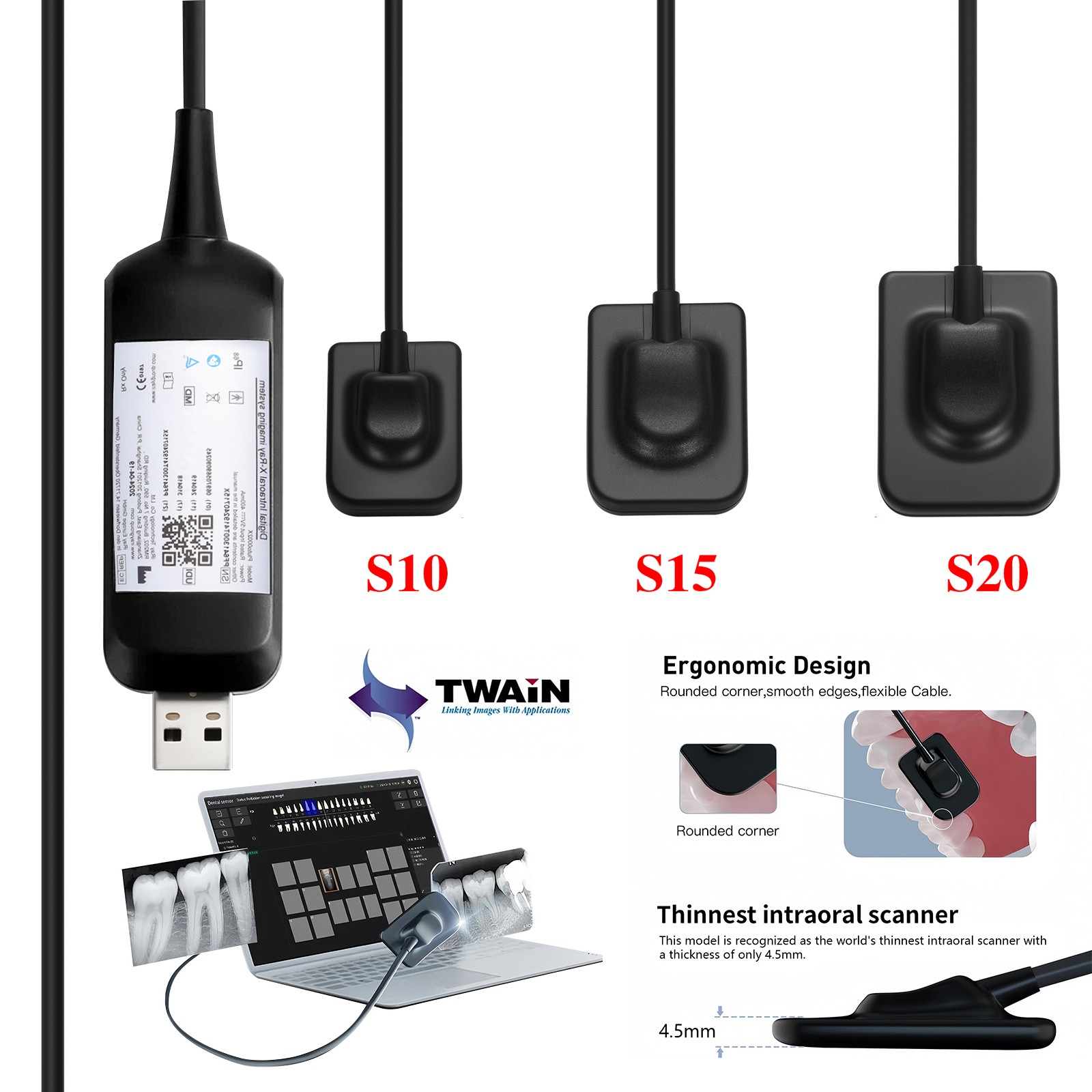 USA Dental X-Ray Positioner Digital Xray Sensor Holder Film Positioning System