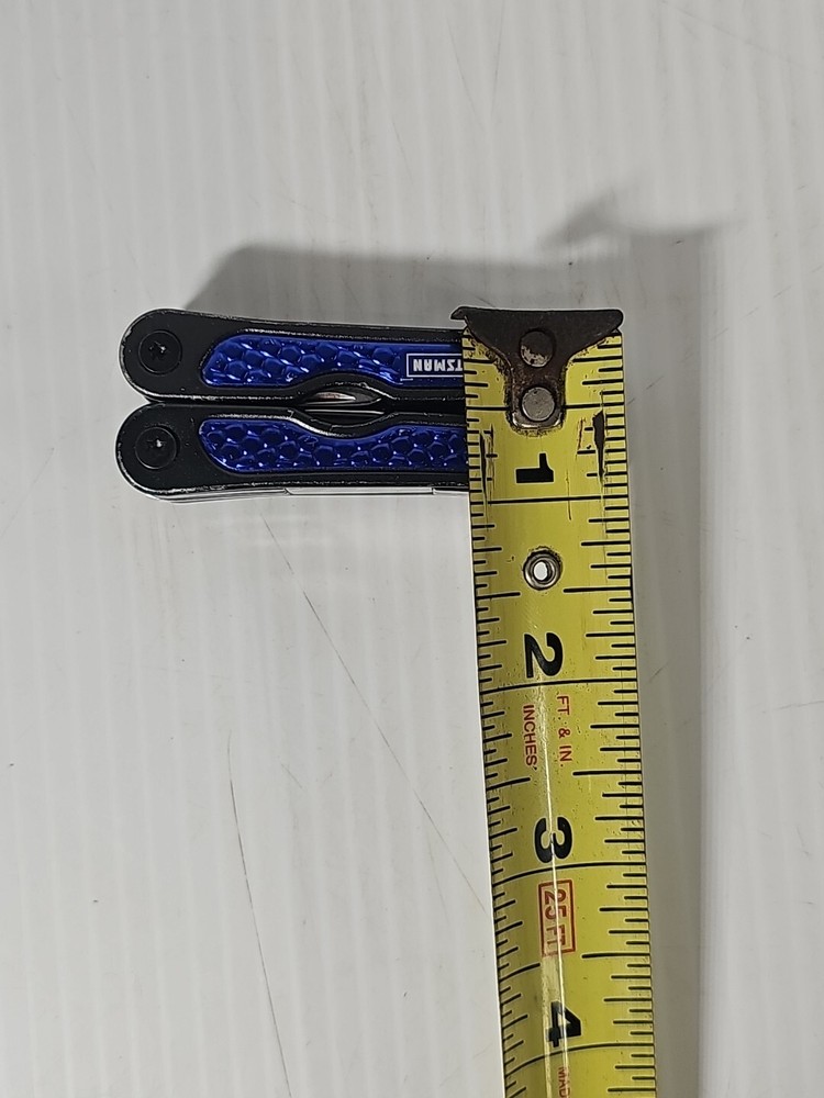 Craftsman Blue Mini Multi Tool Keychain 2.5in