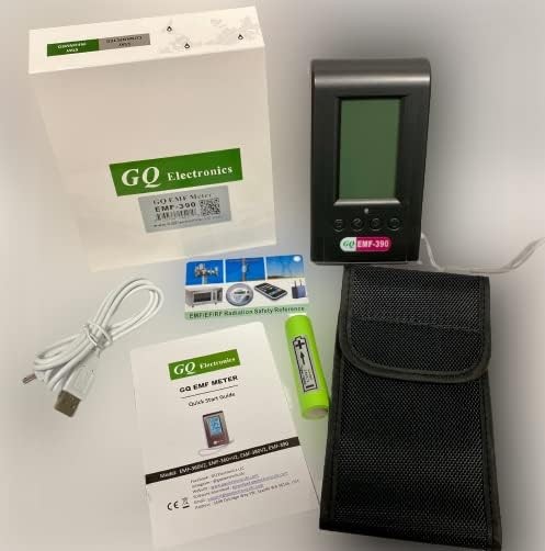 EMF Meter,Advanced GQ EMF-390 Multi-Field Electromagnetic Radiation 3-in-1 EMF E
