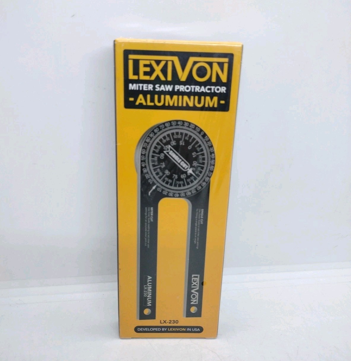 Aluminum Miter Saw Protractor | 7-Inch Rust Proof Angle Finder Featuring Prec...