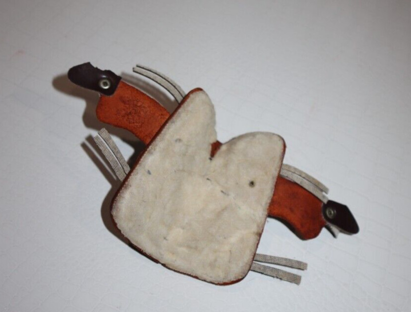 Vtg Miniature Small Tooled Leather Horse Western Saddle