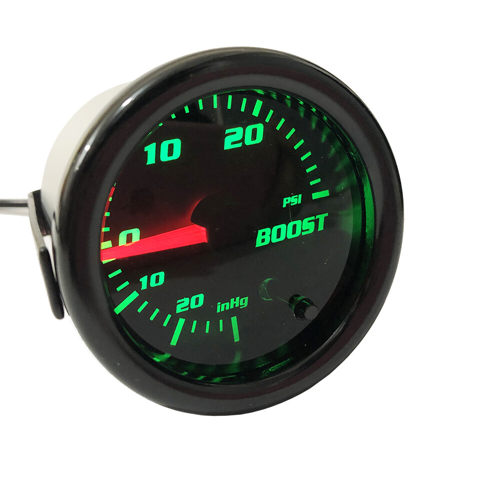 52mm 2" Turbo Boost Gauge Tinted 7 Color 0-30 PSI Pressure Vacuum Turbo Meter