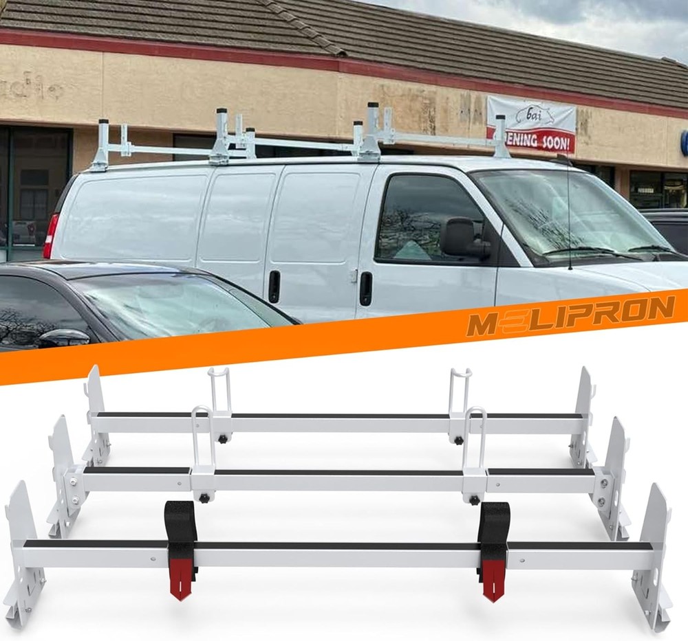 Chevy Express Ladder Rack 1996-2025 No Drill