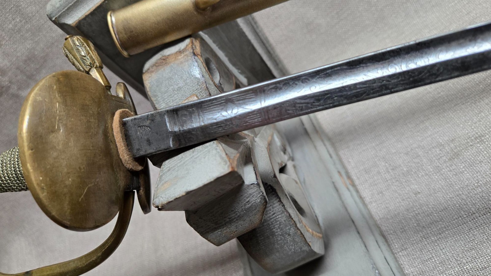 IMPERIAL GERMANY / PRUSSIAN ENGRAVED OFFICER’S COURT SWORD - PRE WW1 - 1800'S