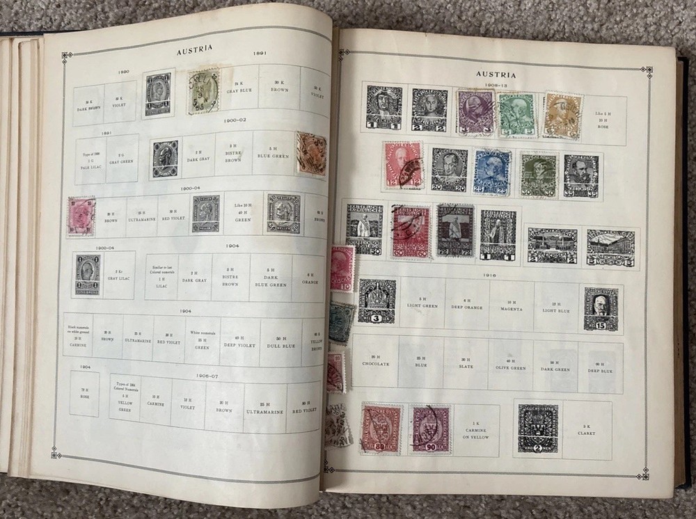 International Junior Postage Stamp Album 1930 Including Stamps