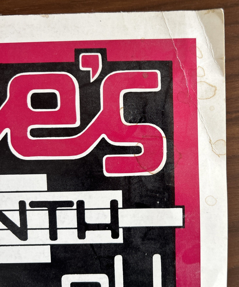 Clifton Chenier Antone's Poster 1988 13th Anniversary Show, Original artwork