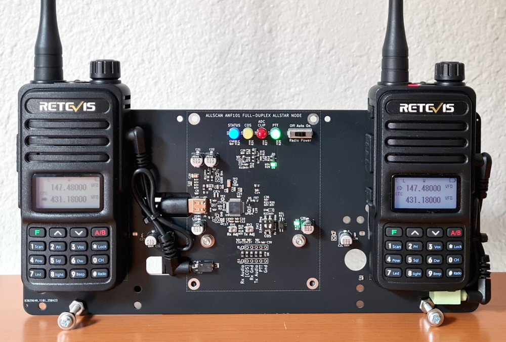 AllScan ANF101-M-RT85 Full-Duplex AllStar Node Radio Module - 100% USB-Powered