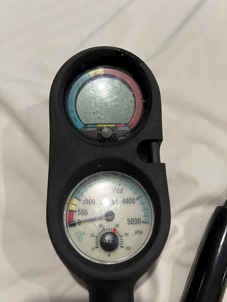 Genesis Resource Dive Computer Console with SPG / 1st Stage /2nd Stage /Bag