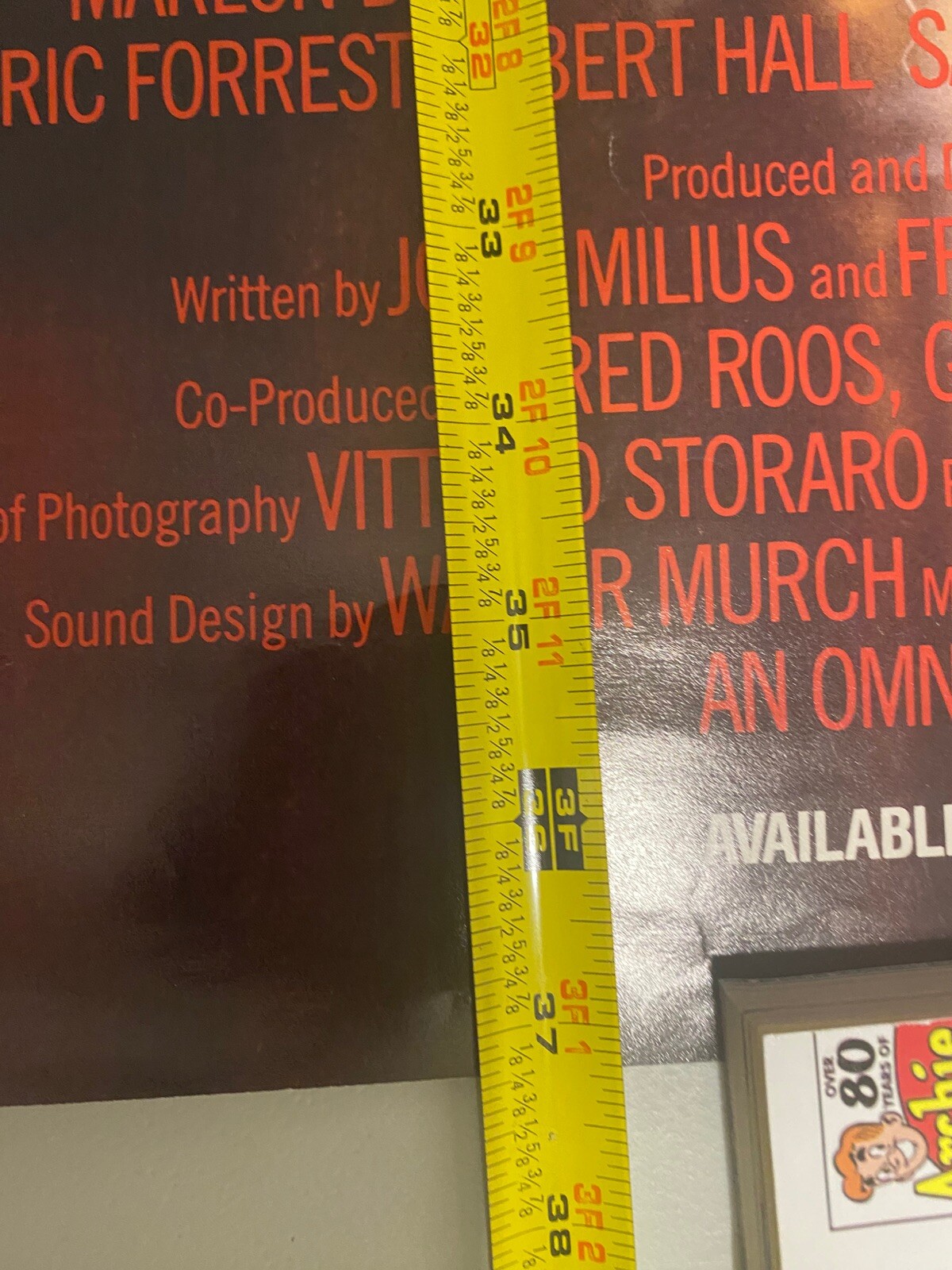 APOCALYPSE NOW Robert Duvall Marlon Brando Vintage WAR CLASSIC Home Movie Poster