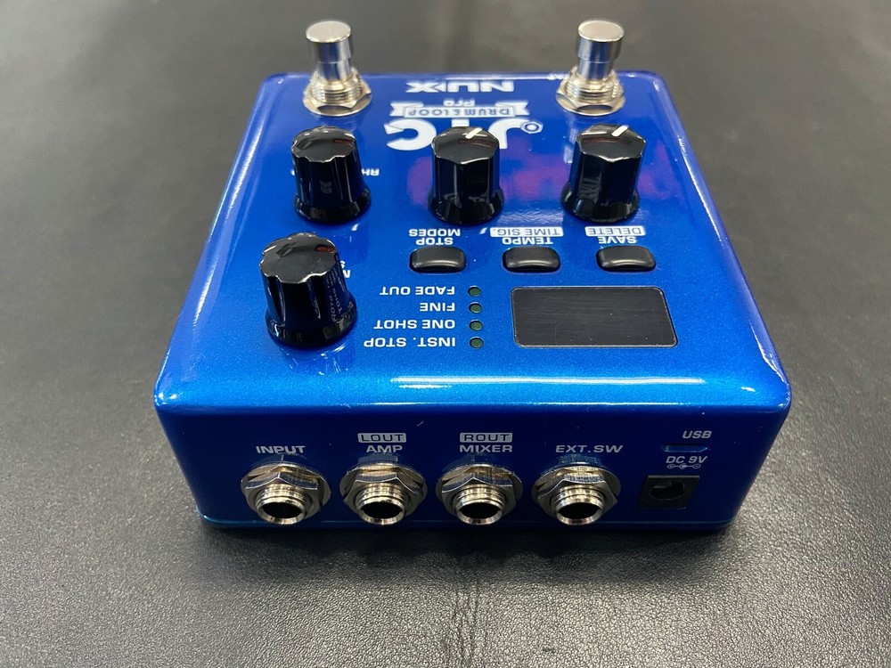 NUX NDL-5 JTC Drum & Loop Pro Pedal Drum Machine New!