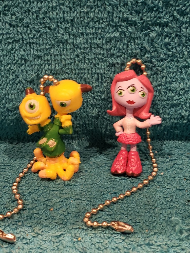 Monsters Inc Terry Terri Perry and Carrie Williams Light Pull and Fan Pull Set