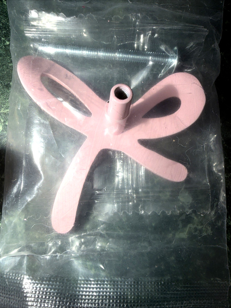 NEW Pink Bow Metal Drawer Knobs/Pulls with Screws~Package of 8 Pulls