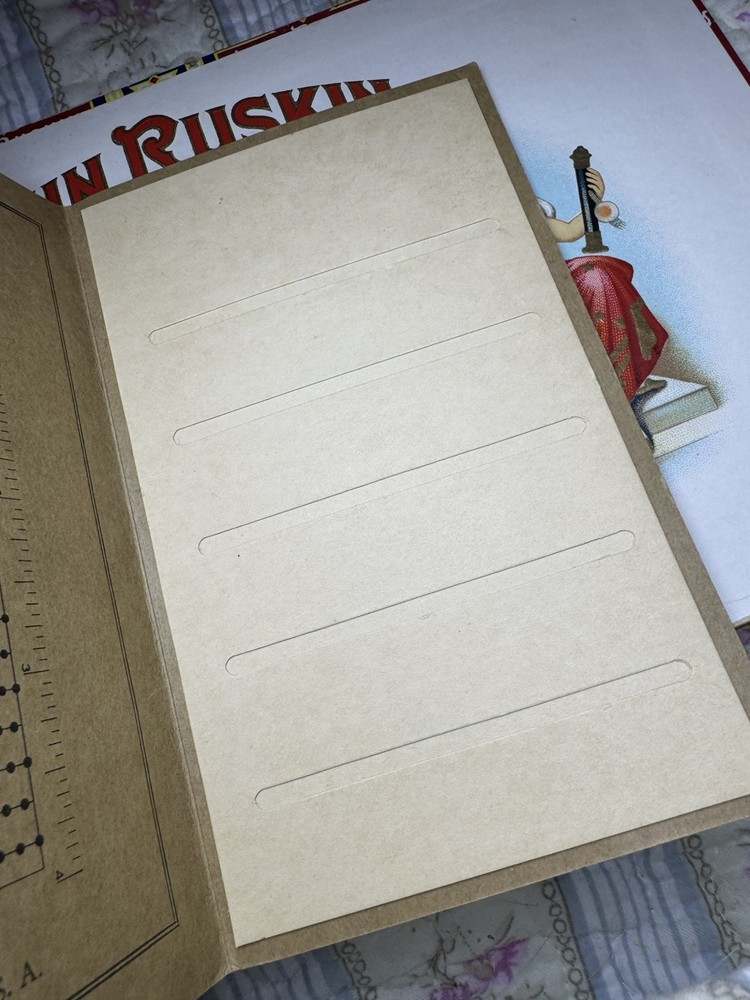 Vintage Stamp Wallet w/ Perforation Gauge & Littleton Stamp Co Booklet