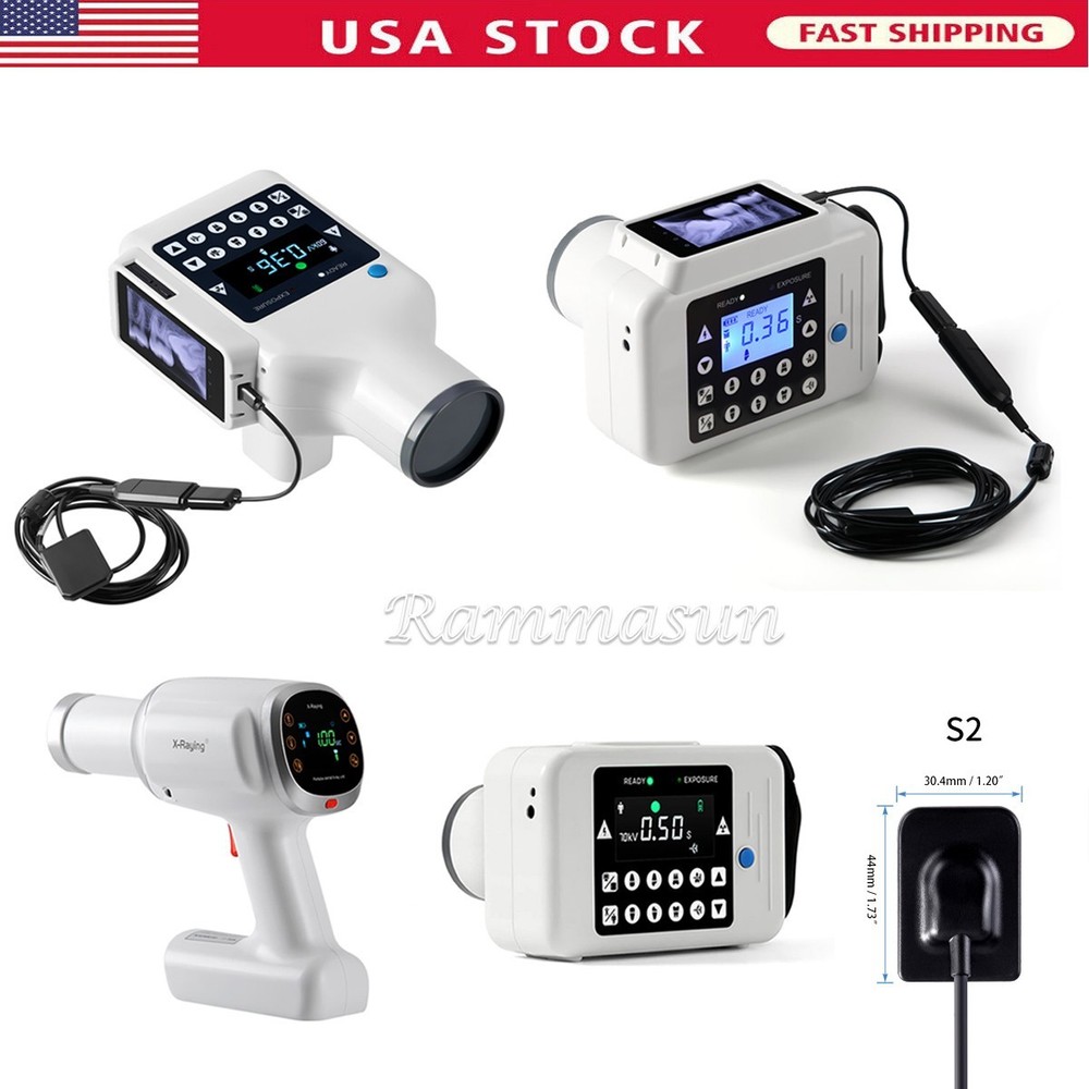 Portable dental X-ray machine High Frequency with digital sensor No Shield