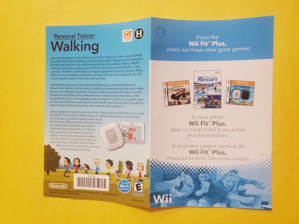 If You Like Super Wii Fit Plus INSERT ONLY Authentic Insert