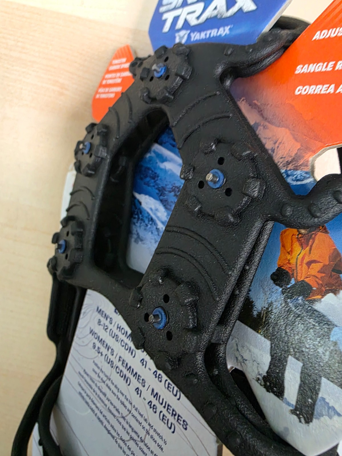 Snow Trax by Yaktrax L XL Tungsten Carbine Spikes For Shoes/Boots. Adjustable!