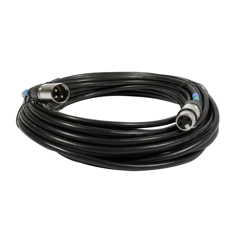 Universal 25FT 3-Pin DMX Lighting Cable (2 pack)