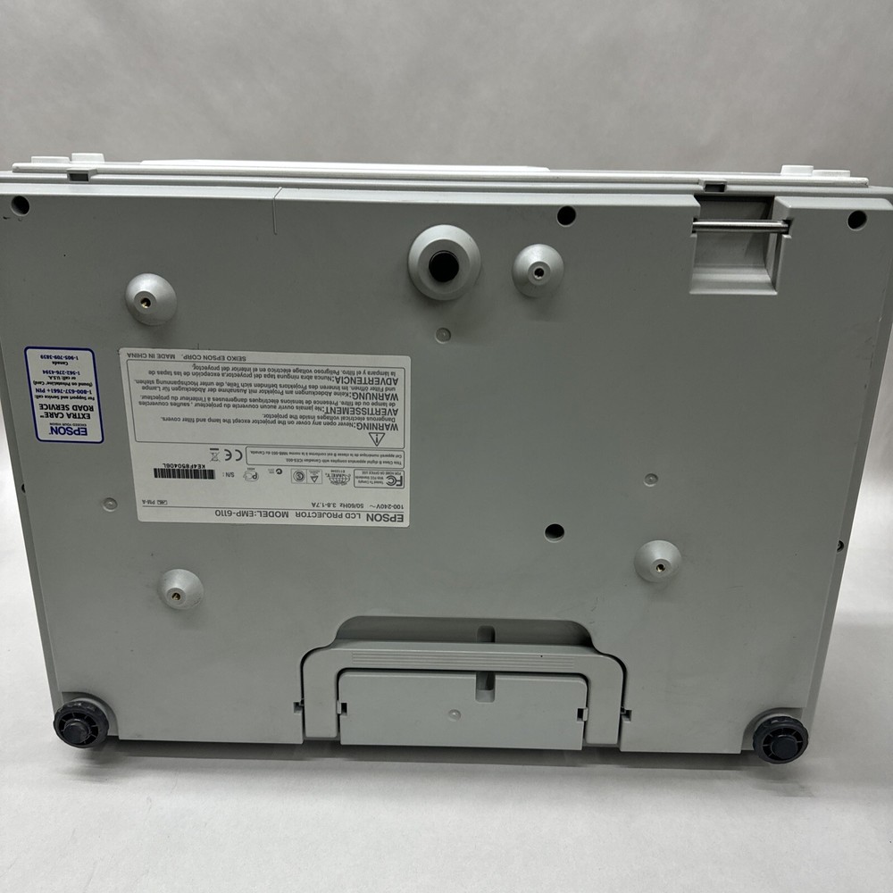 Epson PowerLite 6110i Projector LCD 3500 Lumens Variable Projector +Lamp & Cable