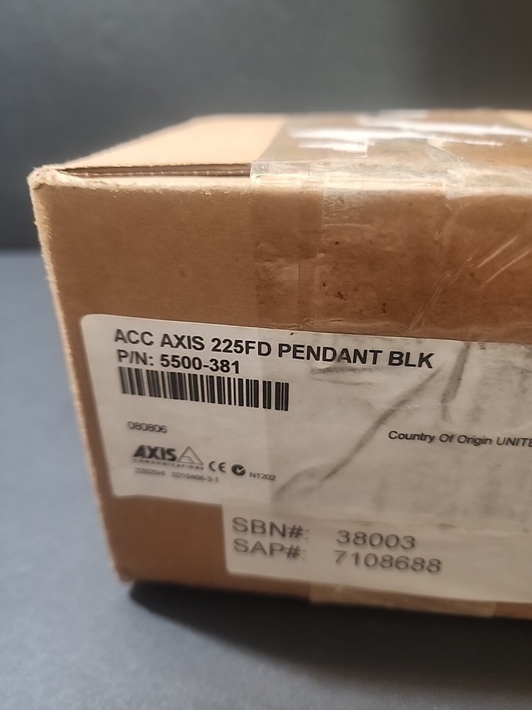 AXIS 225FD Pendant Kit Black 5501-381