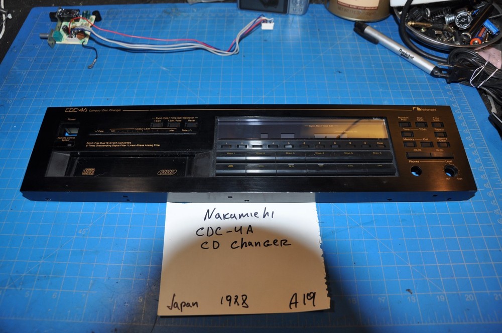 Nakamichi CDC-4A CD Changer Replacement Parts Front Face Panel Plate