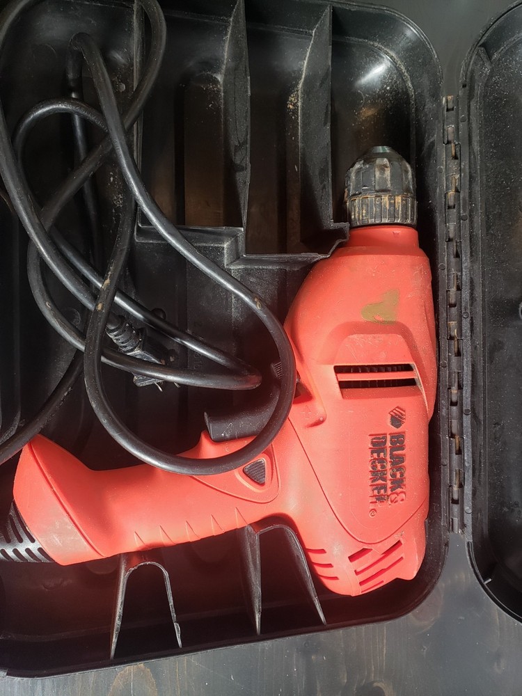 Black and Decker electric corded drill