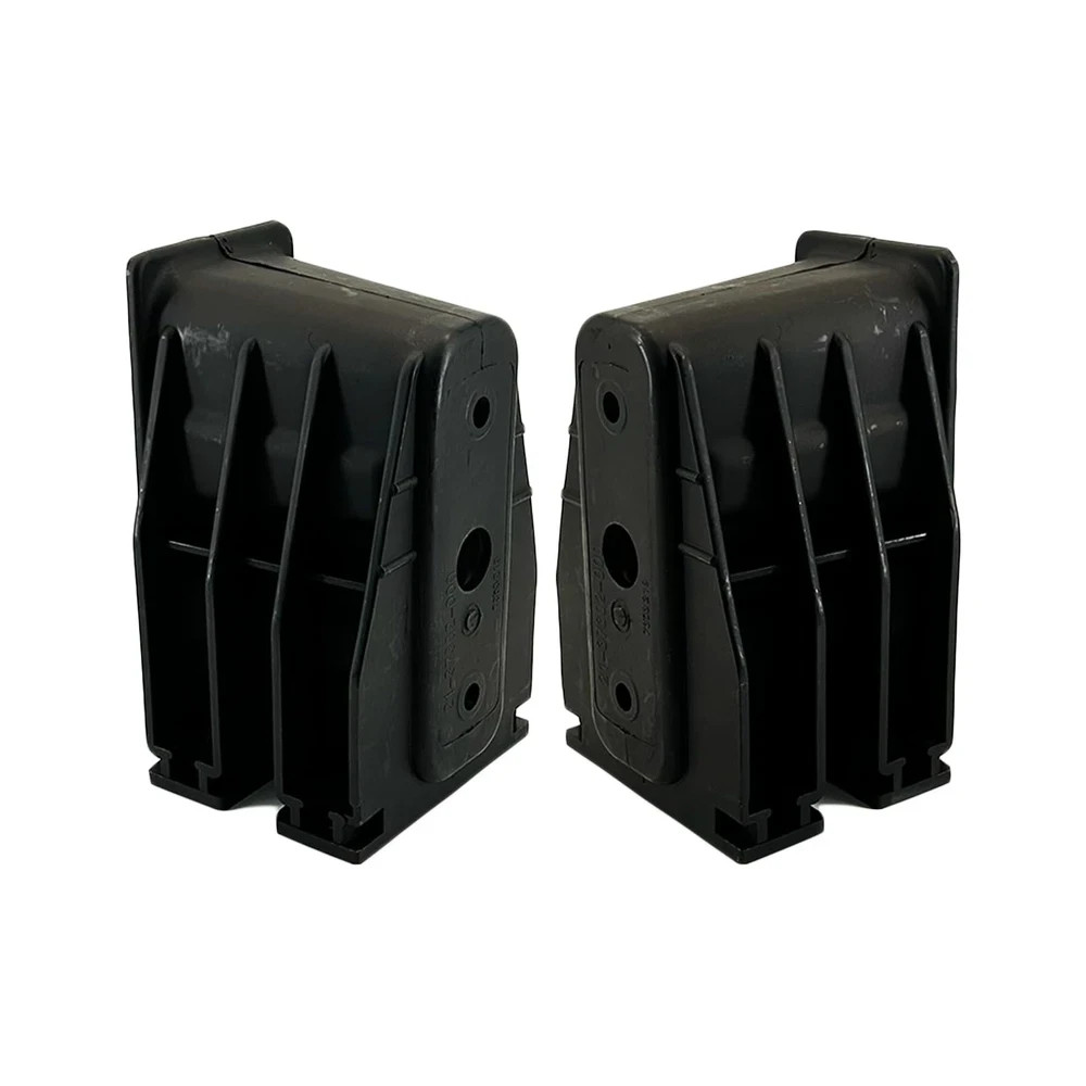 2 PCs Front Bumper Bracket Receptacle Receiver for Freightliner black